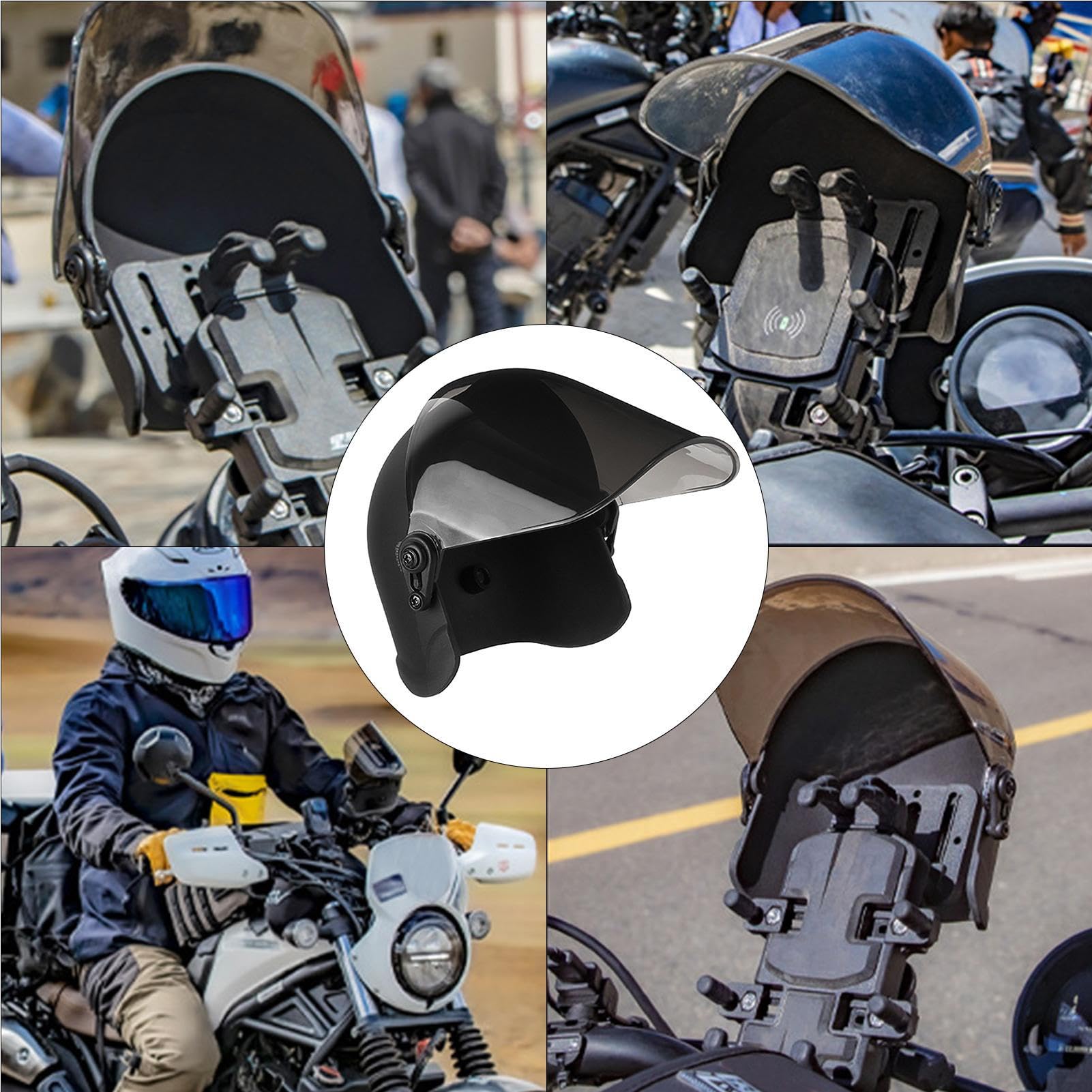 Amazon.co.jp: Qismetbina バイク スマホ ホルダー ヘルメット付き